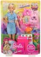Barbie Doll and Travel Set with Puppy, Luggage and 10+ Accessories