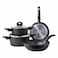 بيرغنر أوريون طقم أواني طهي 6 قطع - أسود