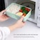 Eazy Kids Wheat Straw Leakproof Eco Bento Lunch Box - Green (1000ml)