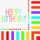 Unique- Rainbow Birthday 16 Luncheon Napkins Happy Birthday