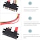 DOT 2pcs SATA 15- Pin Power Adapter Line Male to Female Power Extension Cable Splitter SATA to SATA Connector