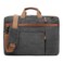 Coolbell - Convertible Backpack  Canvas Business Laptop Briefcase - Grey 17.3"