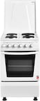 Super General 50x50 cm Freestanding 4 Hot Plate Electric Cooker, White, SGC5041BS