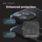 elago Magnetic Armor for iPhone 15 Pro Max Military Grade compatible with MagSafe case cover with Rigid Pattern - Black