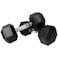 Prosportsae Rubber Hex Dumbbell in Kg- sold in pairs (4 KG)