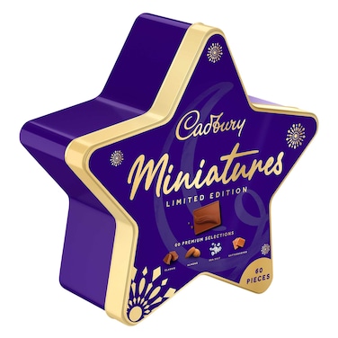 Cadbury Miniatures Box 600g, 60 Pieces