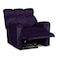 In House Velvet Classic Recliner Chair - Dark Purple - AB011