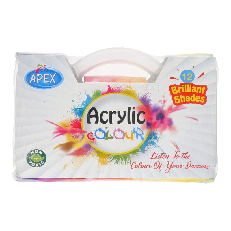 Apex Acrylic Colors 12 Brilliant Shades
