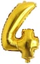 Generic 4 Number Foil Balloon 16-Inch