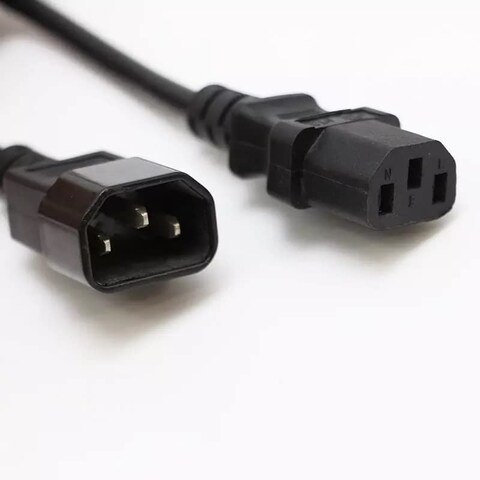 5PCS C13 To C14 Extension Cord Power Cable Male To Female -3m