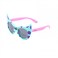 Atom baby sunglasses, K101-2, Polarized UV400 sunglasses for Girls, Age 3-10 shiny green frame shiny pink temple smoke polarized  lens