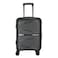 Hard Case Carry On Luggage Trolley For Unisex Polypropylene Lightweight 4 Double Wheeled Suitcase With Built In TSA Type Lock Travel Bag KH1005 Black