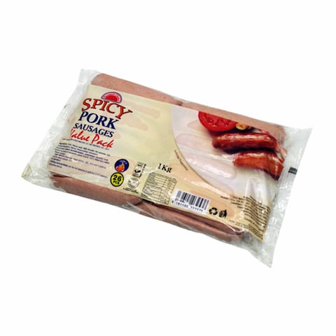 Farmers Choice Spicy Pork Sausages Value Pack 1 kg