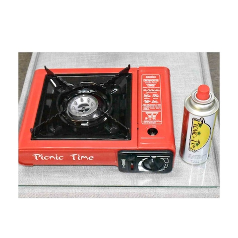 Picnic Time 2 Way Function Camping Stove Red