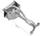 Cinnyi Manual Juicer, Stainless Steel Portable Fruit Juicer Lemon Orange Squeezer With Triangular Diversion Nozzle, Anti-Drip, Easier Juice Extraction