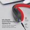 Promate Wireless Bluetooth Headphones, High-Performance Noise Isolation Over-Ear Wired/Wireless Bluetooth v5.1 Headset with Mic, FM Radio, 10H Playtime, TF Card Slot and 3.5mm Jack, Terra