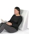 Moon Comfortable Wedge Pillow Cotton, White, 60X60X30cm
