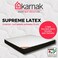 Karnak Home Supreme Latex Natural (Medium Firm Feel) Posture Correction, Turn-Free Mattress With 2 Free Pillows, 5 Years Warranty, Thickness 20Cm (Hc Wide Single - W120 X L200Cm)