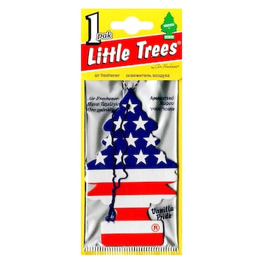 Little Trees Hanging Car Air Freshener Vanilla Pride Multicolour