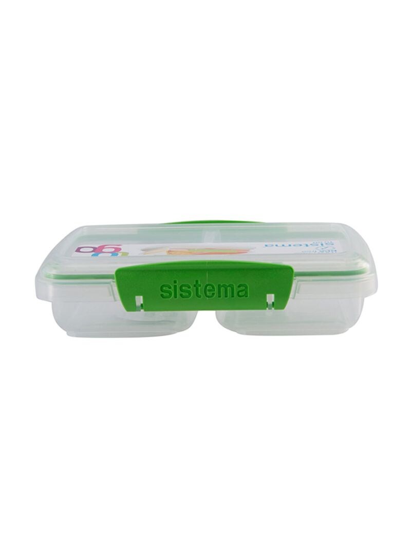 Buy Sistema - Klip It Rectangular Small Split Food Container Clear ...
