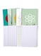 Lowha Set Of 5 Spiral Notebooks For School, 60 Sheets With Hard Paper Covers For Arabic, English, Chemistry, Physics, Biology With A Set Of School Supplies