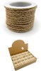 Generic Beautiful All Purpose Natural Jute String Rolls (3 Meter) (Pack Of 24 Rolls)