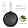 Fissman Deep Frying Pan Mira 28cm With Double Screw Handle - Induction Bottom (Aluminium And Non-Stick Coating)