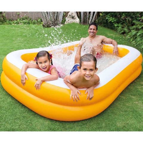 Intex Mandarin Swim Center Family Pool 57181EP Orange