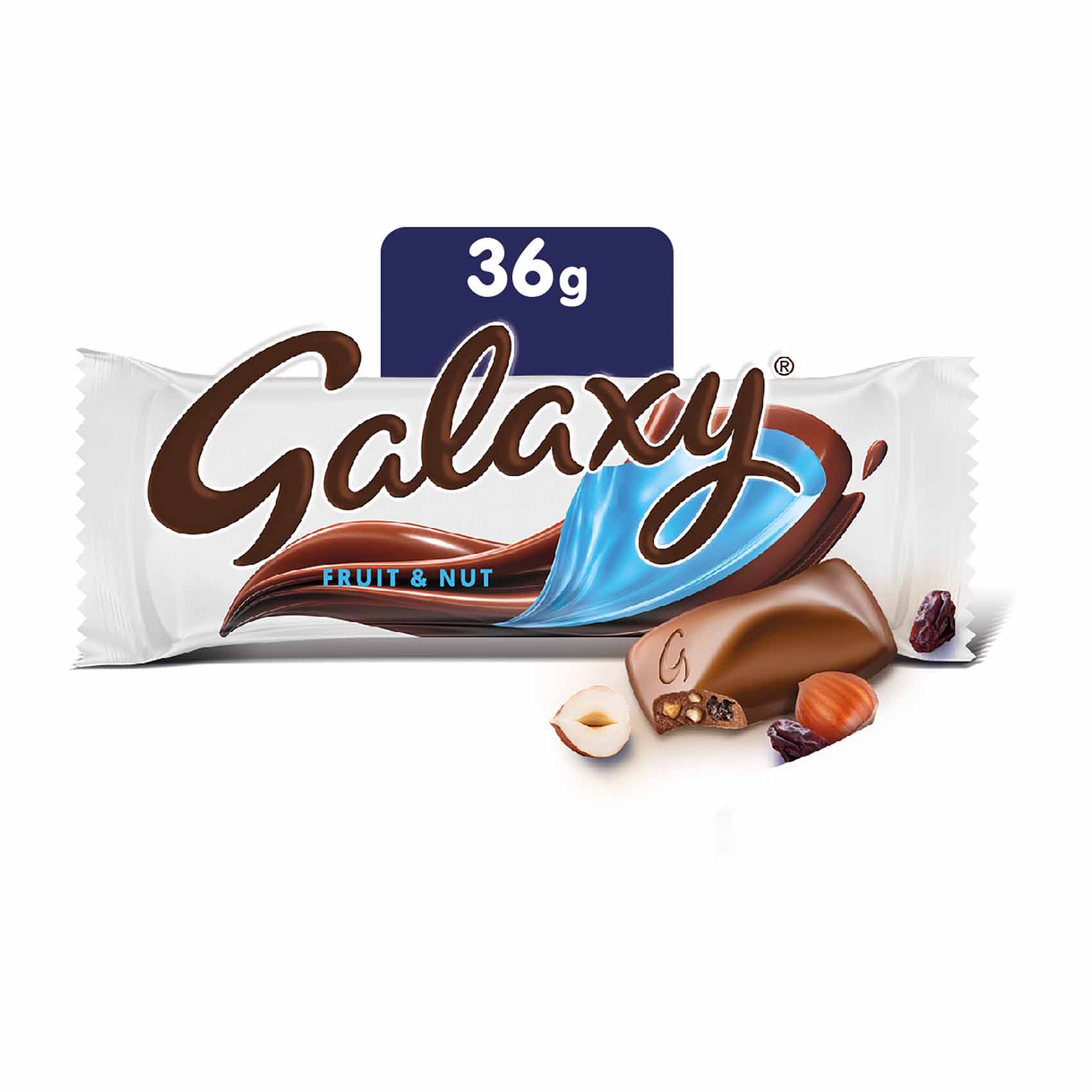 Galaxy Fruit and Nut Milk Chocolate Bar - 36 gram