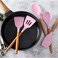 Cooking Doll 12 Pcs Wooden Silicone Cooking Set Colour Pink