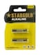 Alkaline Batteries AAA LR03 AM-4 1.5V Cards Of 10 Black/Yellow