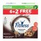 Nestle Fitness Breakfast Cereal Chocolate Bar 23.5g &times;6+2