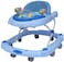 Lovely Baby Foldable Kids Walker BW05 with Adjustable Height, Musical Toys, Rotating Wheels, Comfortable &amp; Safe Activity Walker for Toddlers, Small Infant Boy Girl 6-18 months - Blue