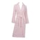 My Vita Turkish Terry Cotton Bathrobe For Women, Free Size, Light Pink