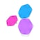 Nanoleaf SHAPES Hexagons Expansion Pack - Smart WiFi LED Panel System w/ Music Visualizer, Instant Wall Decoration, Home or Office Use, 16M+ Colors, Low Energy Consumption - White - 3 packs