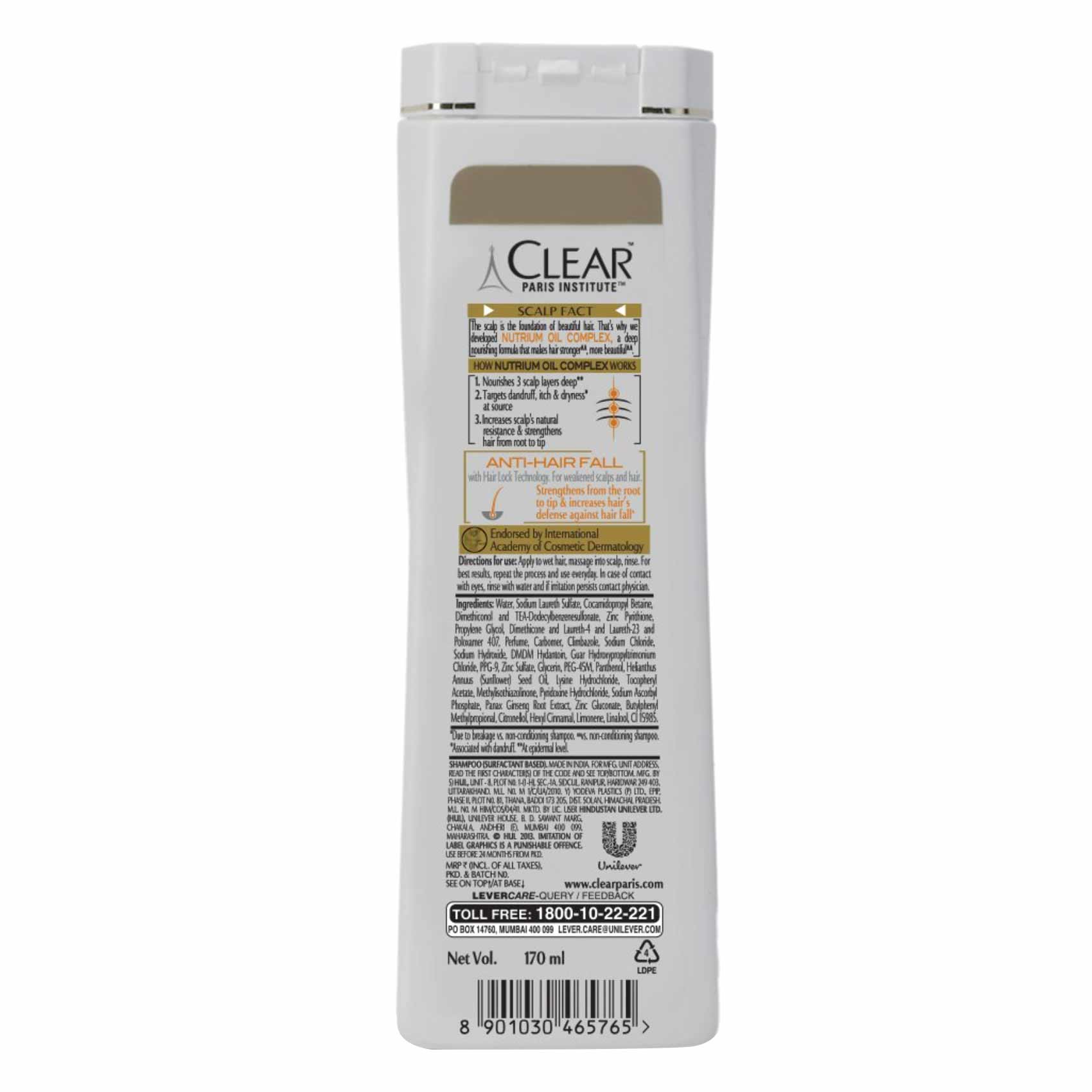 Clear Shampoo Anti Dandruff 2 In 1 Anti Hair Hair 600 Ml product thumbnail 2