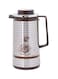 Printed Steel Flask With Handle 1L Silver/Brown
