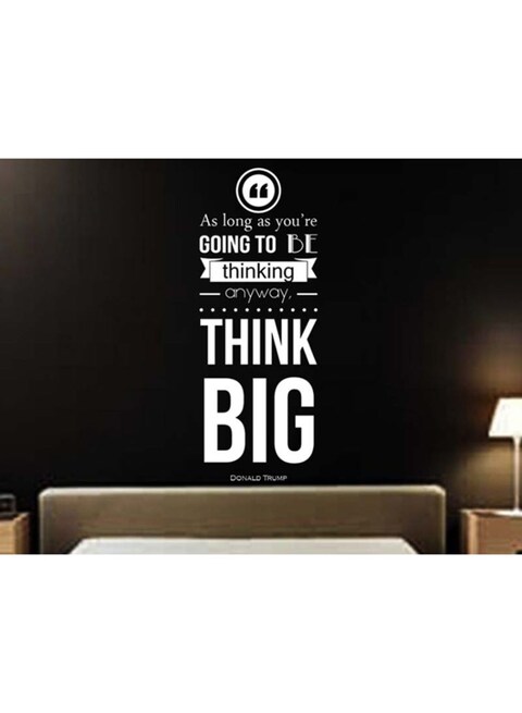 Spoil Your Wall Creative Quotes Wall Decal White 50x110cm