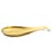 Stainless Steel Spoon Rest Kitchen Tableware Spatula Holder Soup Spoon Rest Utensil Cutlery Stand Matt  Gold