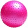 Max Strength Massage Gym Ball With Pump, Birthing Ball Anti Burst, Improves Balance Workout Yoga Ball Pump Inflatable Exercise Ball, Gym Fitness Training Yoga Spiky Spine Massage Ball P-75cm