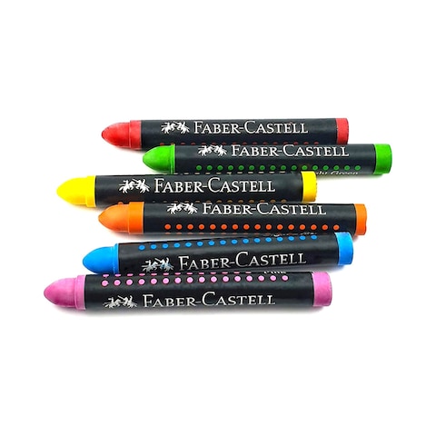 Faber-Castell Jumbo Wax Crayons Shades Multicolour 24 PCS