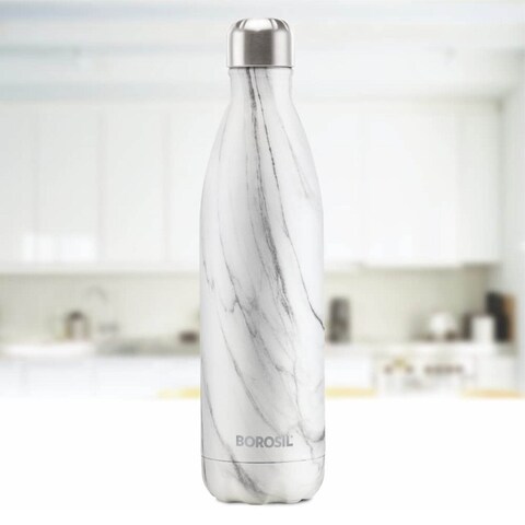 BOROSIL VACUUM BOLT MARBLE BOTTLE, BT0750MR208, 750 ML