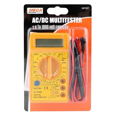 Mega Tools - AC/DC Multi Tester Digital 51657