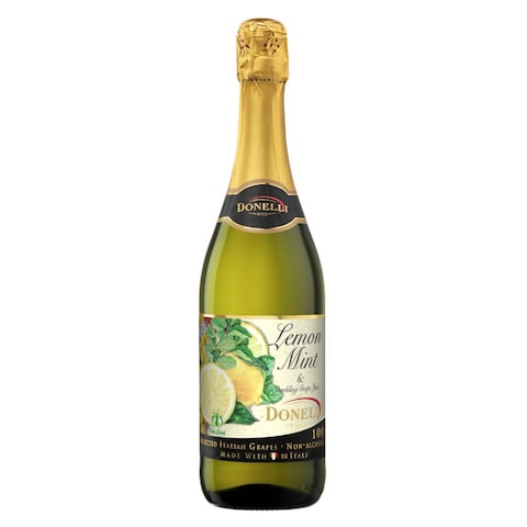 Donelli Lemon And Mint Sparkling Grape Juice 750ml