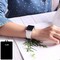 Wafi Compatible Apple Watch Band 42mm, 44mm, Soft Silicone Sport, White