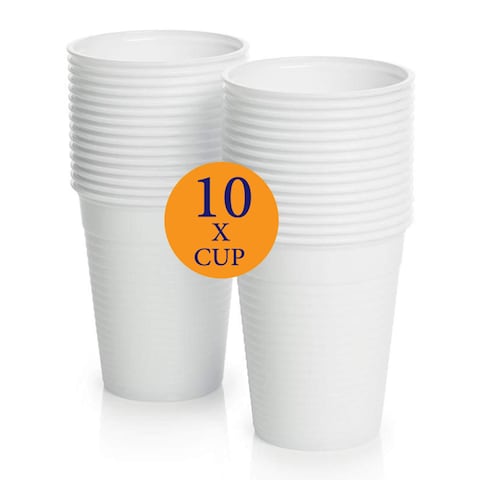 Queen Plastic Cups - 10 Pieces