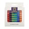 24 Striped Candles Assorted