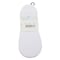 LA Collection 3X Pack Ladies Invisible Socks_White+