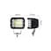 4 inches 60W Side Shooter Amber White Work Light, Aluminum Die-Cast Housing Material, 6000Lm Lumens with IP68 Waterproof Rating