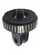 Generic - Tripod Mount To Quick-Release Adapter For Gopro Hero 1/2/3/4 Camera Black
